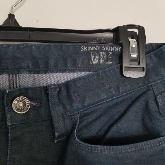 Madewell Blue Skinny Skinny Ankle Jeans Size 25 - Picture 7 of 9